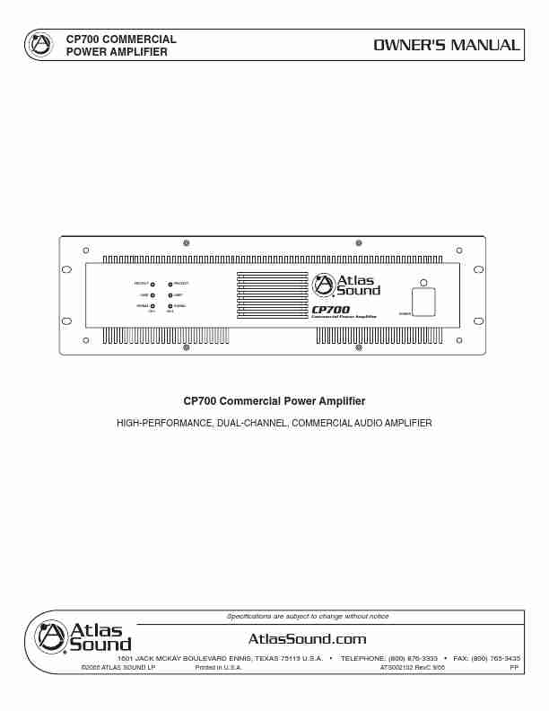 Atlas Sound Stereo System CP700-page_pdf